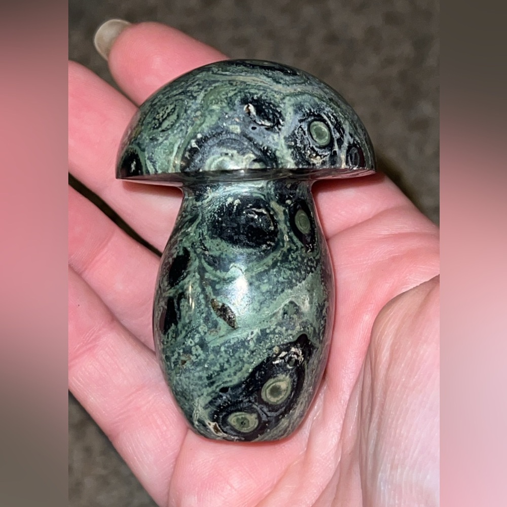 Kambaba Jasper Mushroom - Picture 3 of 5